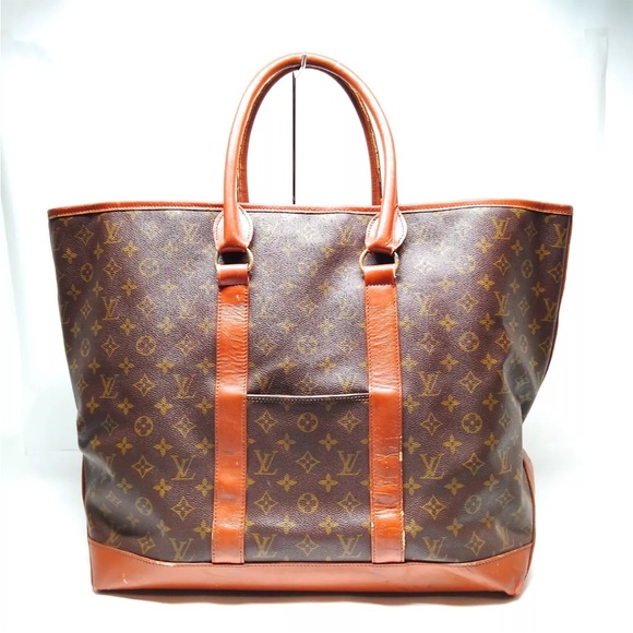 LV Vintage pre loved Sac weekender Big Tote Bag - Picture 2 of 6